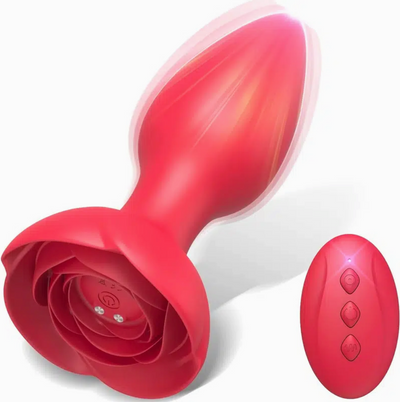 Roos™ | Stimulateur vibrant en forme de rose avec télécommande