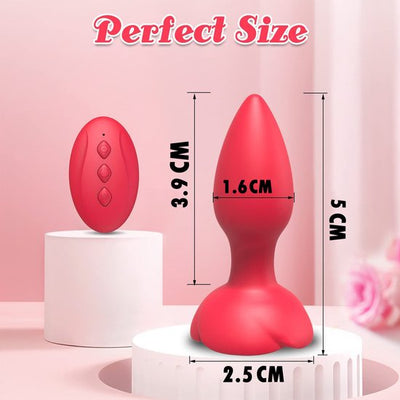 Roos™ | Stimulateur vibrant en forme de rose avec télécommande